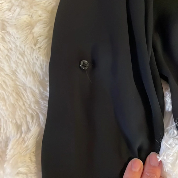 Lane Bryant Black/ white High Low Top             Sz 14/16 - Picture 7 of 8